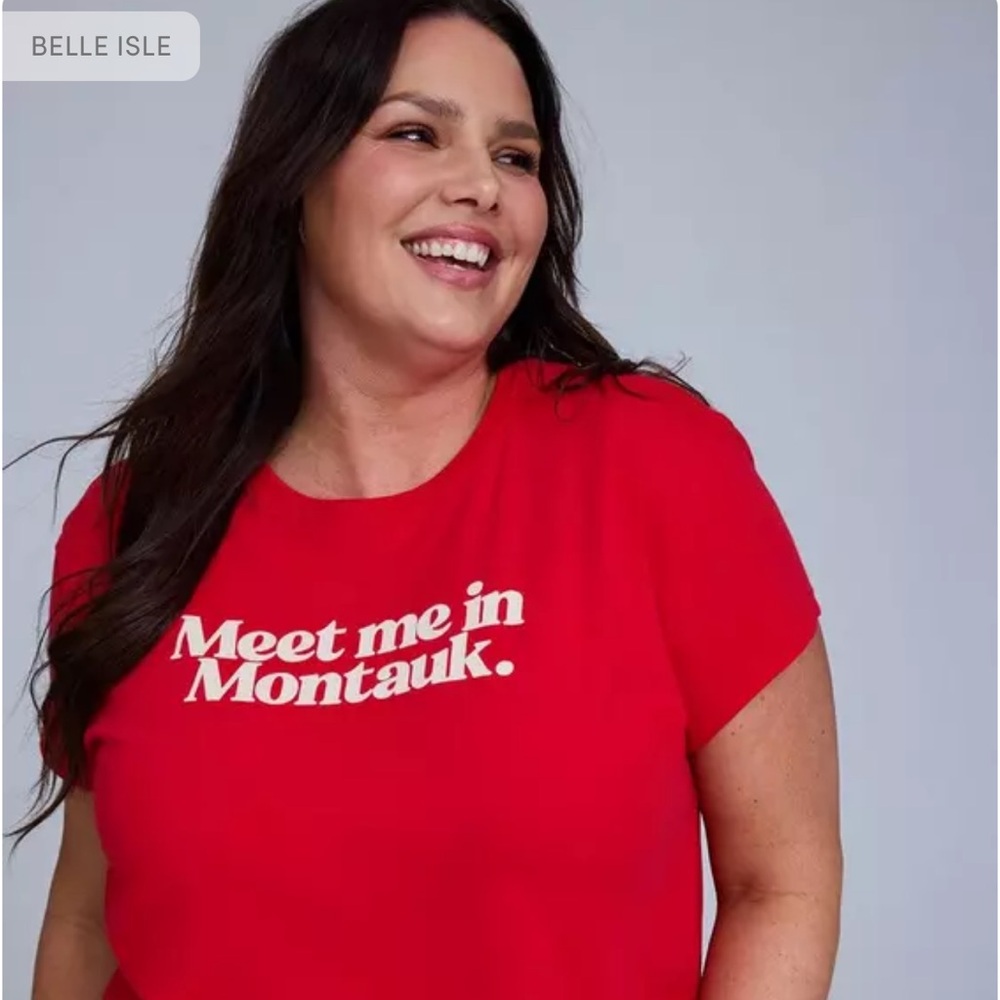 Torrid Meet Me in Montauk Graphic Tee size 2 NWT